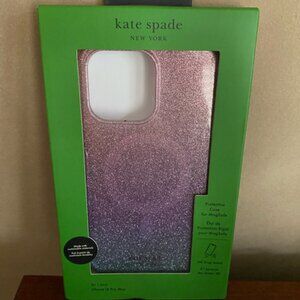 Kate Spade Defensive Hardshell MagSafe Case iPhone 14 Pro Max Ombre Glitter